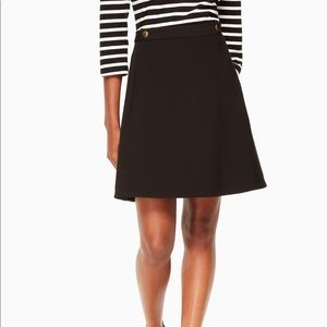 Kate spade military crepe skirt